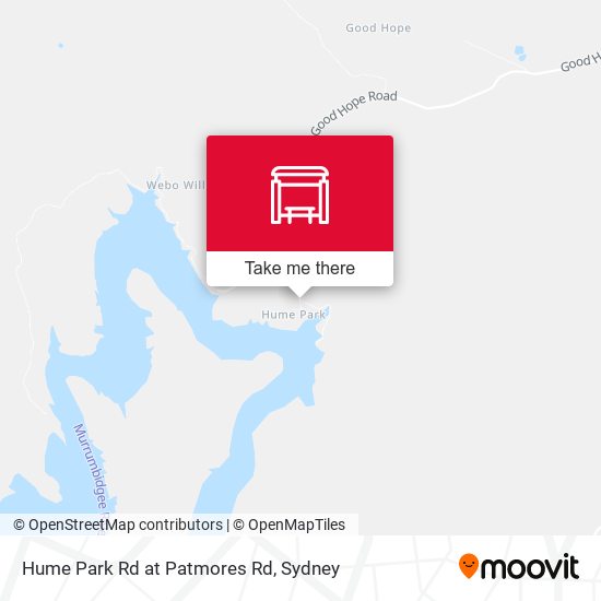Hume Park Rd at Patmores Rd map