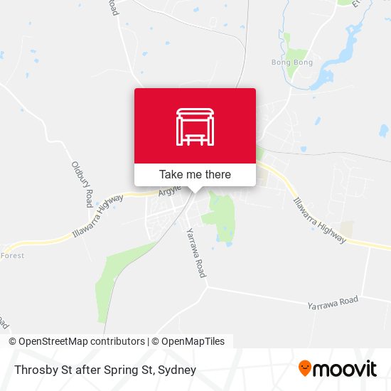 Throsby St after Spring St map