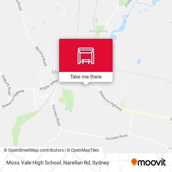 Moss Vale High School, Narellan Rd map