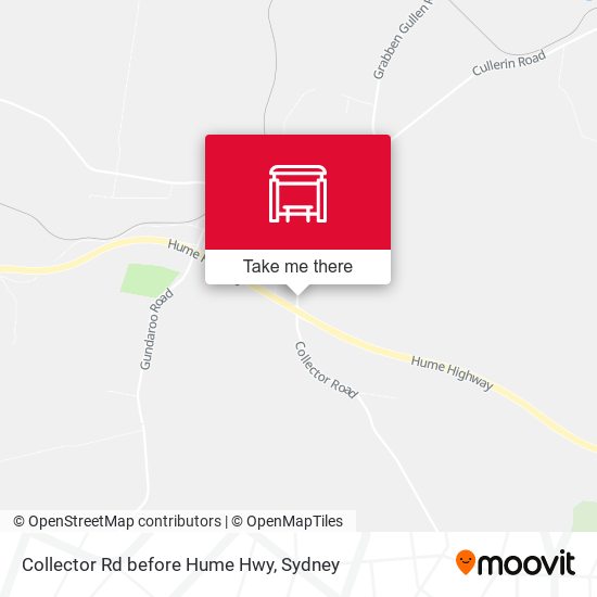 Collector Rd before Hume Hwy map