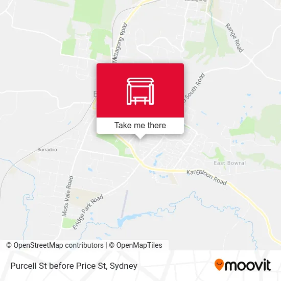 Mapa Purcell St before Price St