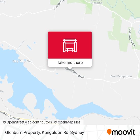 Glenburn Property, Kangaloon Rd map