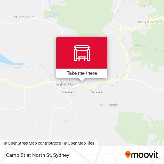 Camp St at North St map