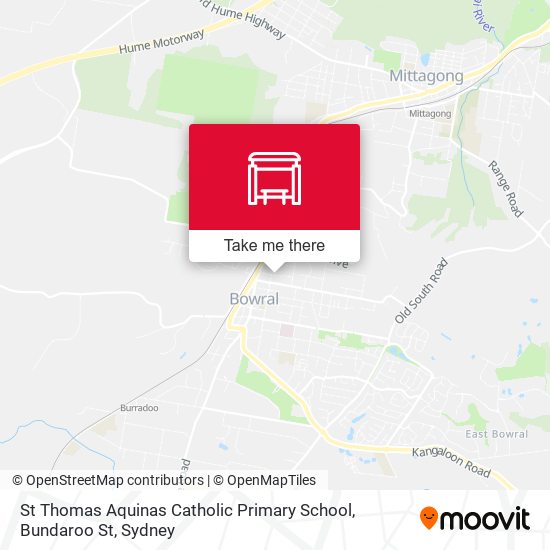 St Thomas Aquinas Catholic Primary School, Bundaroo St map
