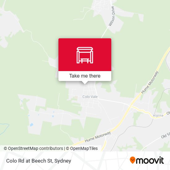 Colo Rd at Beech St map