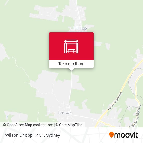 Wilson Dr opp 1431 map