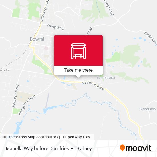 Isabella Way before Dumfries Pl map