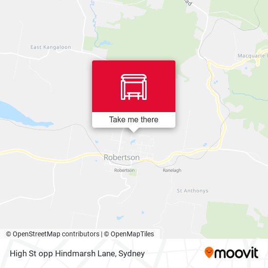 High St opp Hindmarsh Lane map
