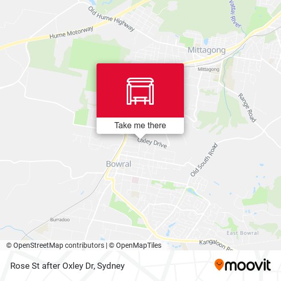 Rose St after Oxley Dr map