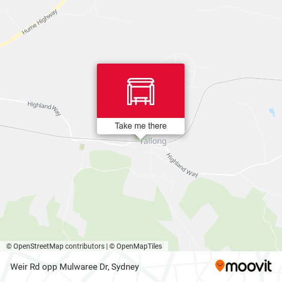 Weir Rd opp Mulwaree Dr map