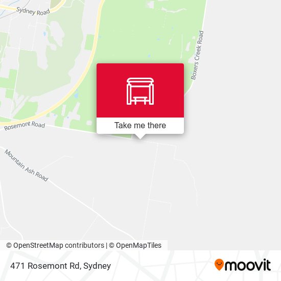 471 Rosemont Rd map