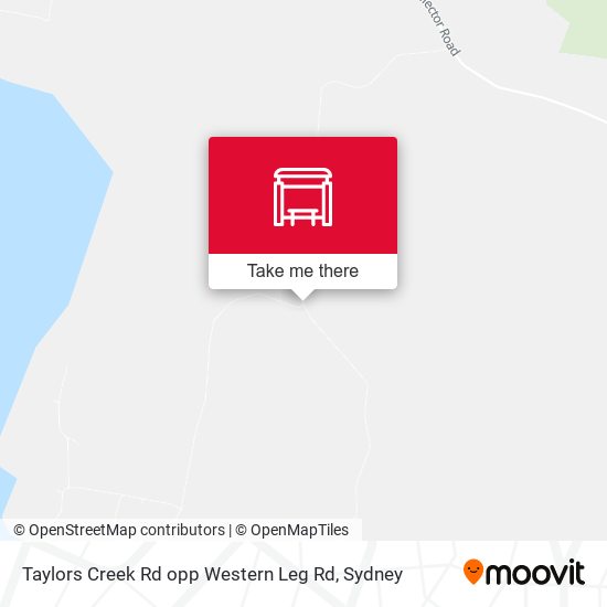 Taylors Creek Rd opp Western Leg Rd map