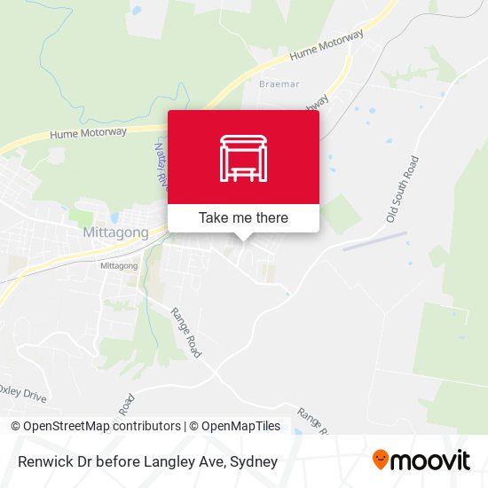 Renwick Dr before Langley Ave map