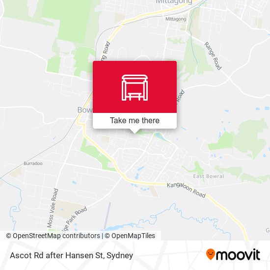 Ascot Rd after Hansen St map