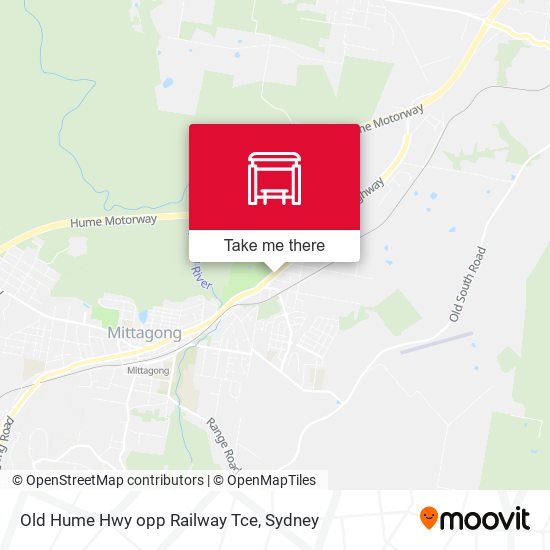 Old Hume Hwy opp Railway Tce map
