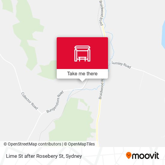 Lime St after Rosebery St map