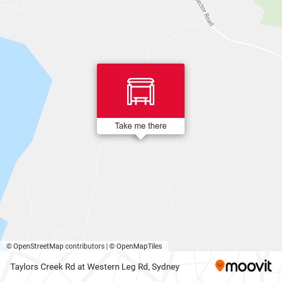 Taylors Creek Rd at Western Leg Rd map