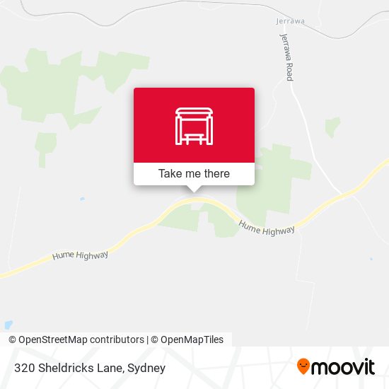 320 Sheldricks Lane map