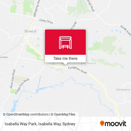 Isabella Way Park, Isabella Way map