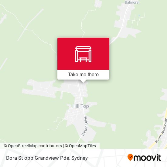 Dora St opp Grandview Pde map
