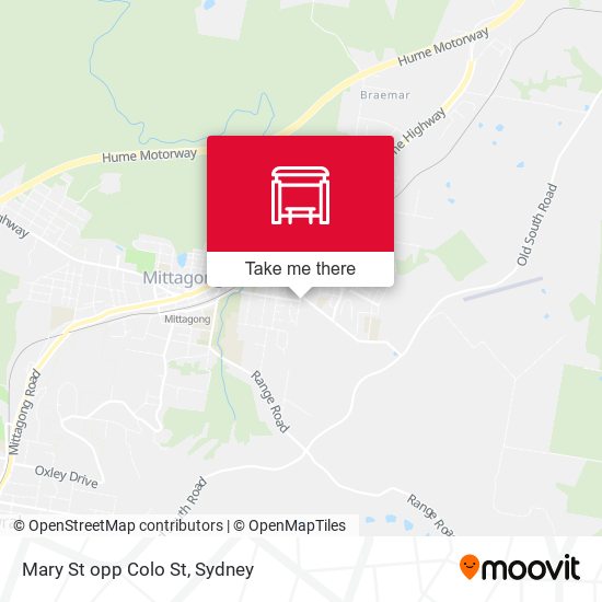 Mary St opp Colo St map