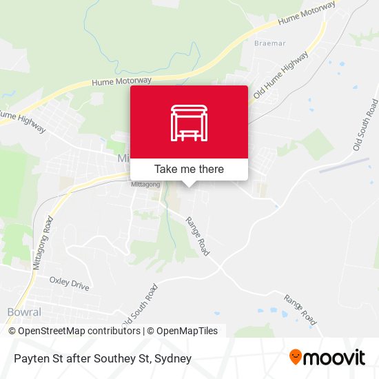 Payten St after Southey St map
