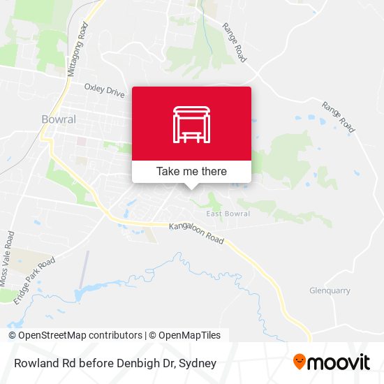 Rowland Rd before Denbigh Dr map
