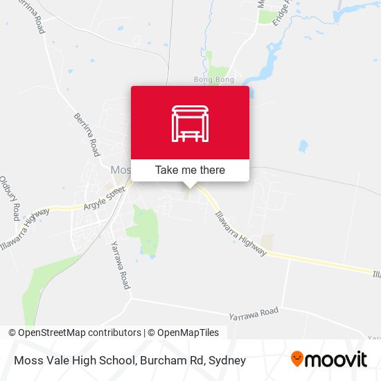 Moss Vale High School, Burcham Rd map
