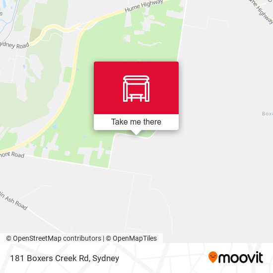 181 Boxers Creek Rd map