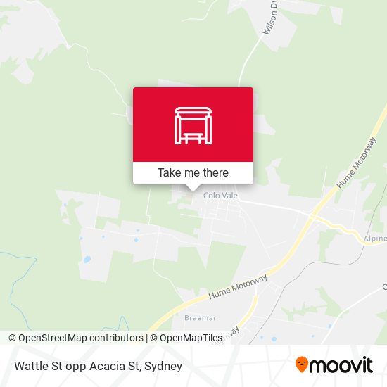 Wattle St opp Acacia St map