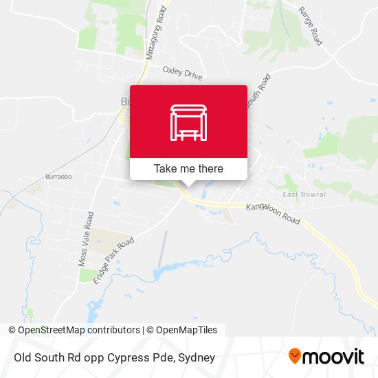 Old South Rd opp Cypress Pde map