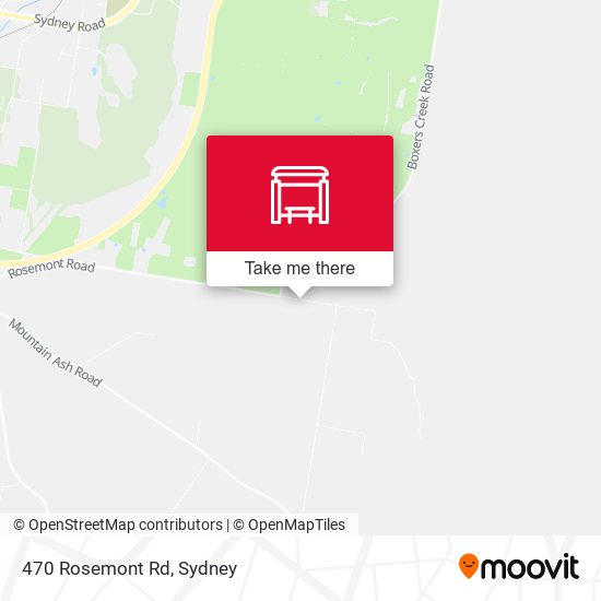 470 Rosemont Rd map