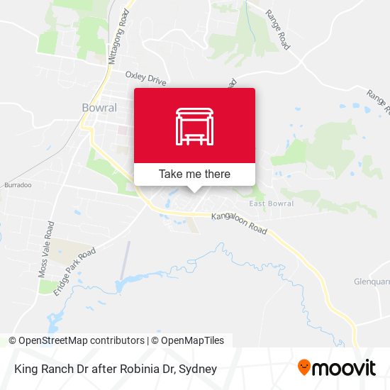 King Ranch Dr after Robinia Dr map