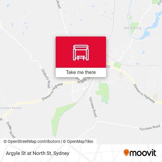 Argyle St at North St map