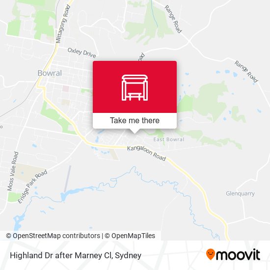 Highland Dr after Marney Cl map