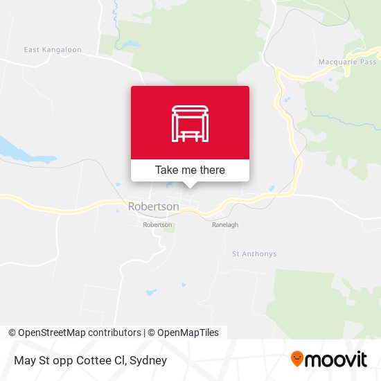 May St opp Cottee Cl map