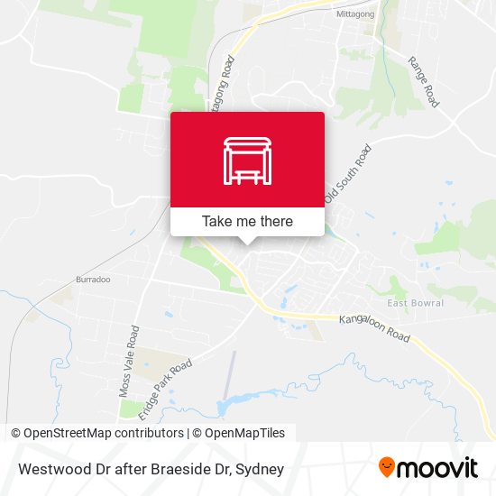 Westwood Dr after Braeside Dr map