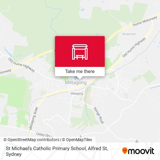 St Michael's Catholic Primary School, Alfred St map