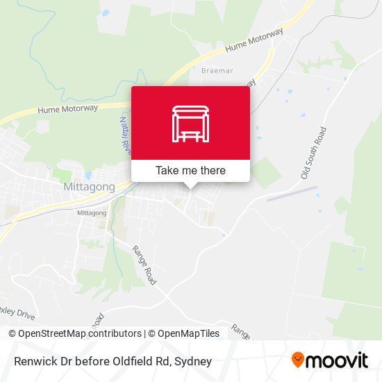 Renwick Dr before Oldfield Rd map