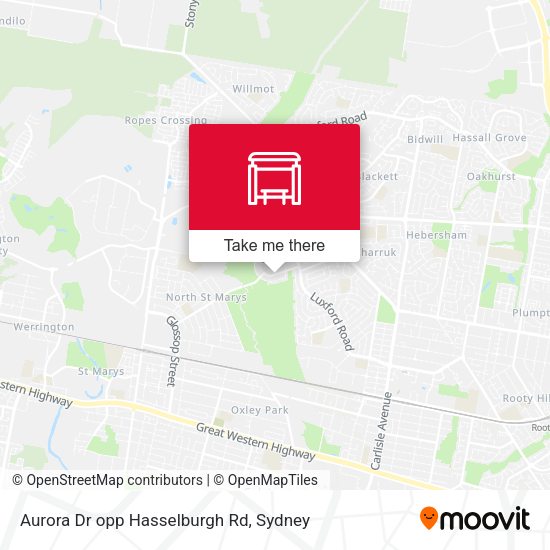 Aurora Dr opp Hasselburgh Rd map