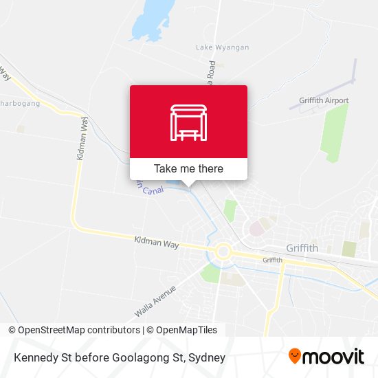 Kennedy St before Goolagong St map