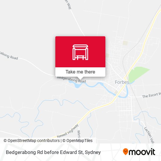 Bedgerabong Rd before Edward St map