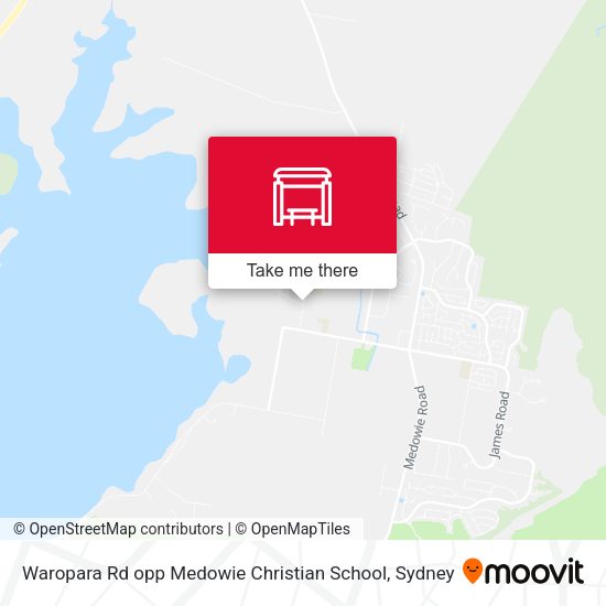 Waropara Rd opp Medowie Christian School map