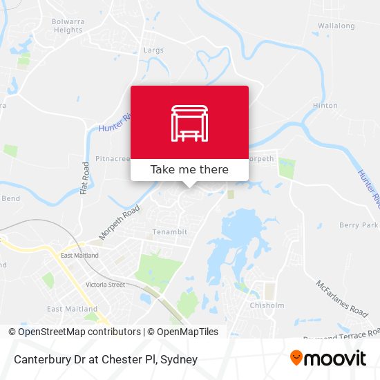 Canterbury Dr at Chester Pl map