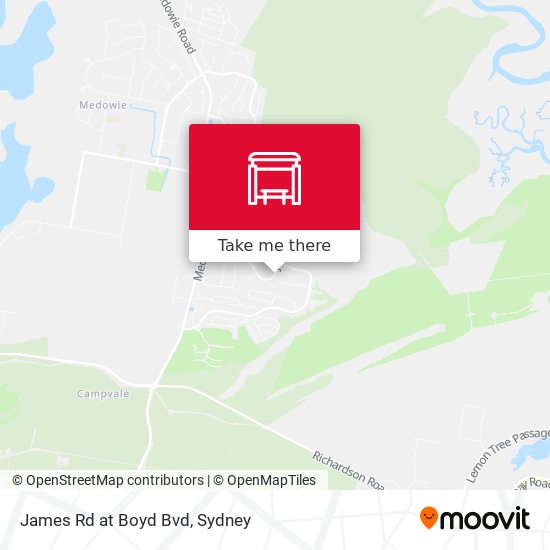 James Rd at Boyd Bvd map