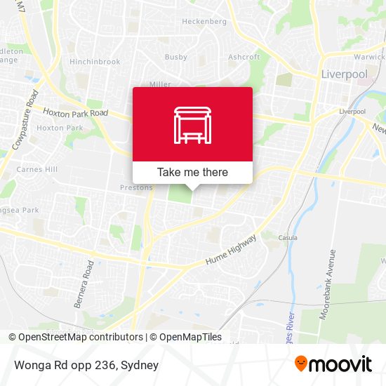Wonga Rd opp 236 map