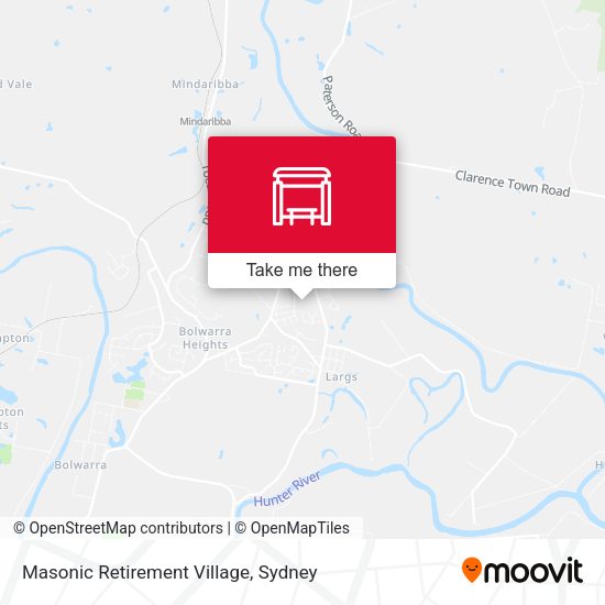 Masonic Retirement Village map