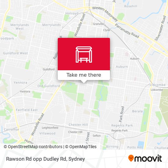 Rawson Rd opp Dudley Rd map