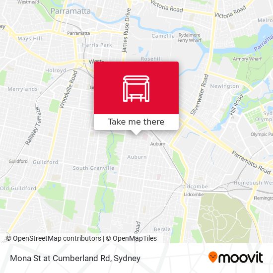 Mona St at Cumberland Rd map