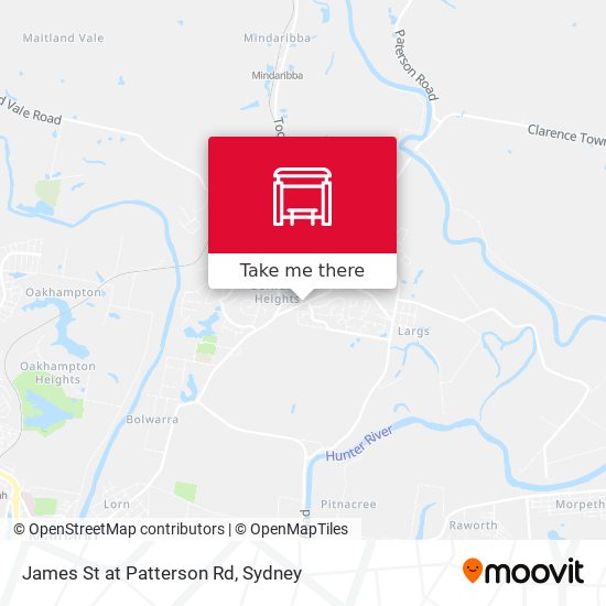 James St at Patterson Rd map